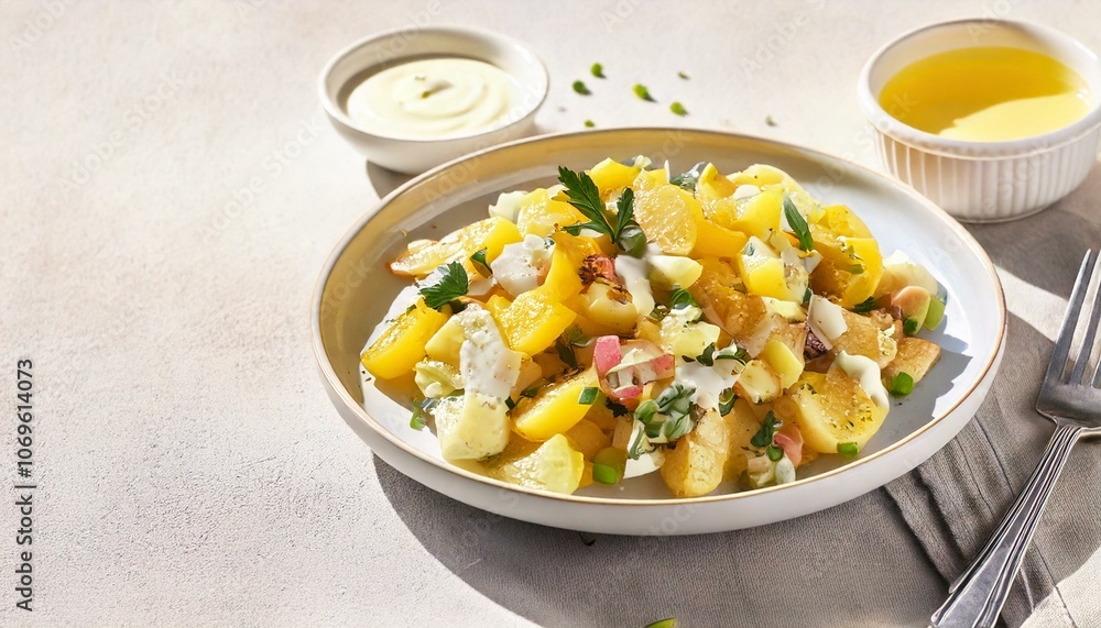 Ensalada de papa y huevo