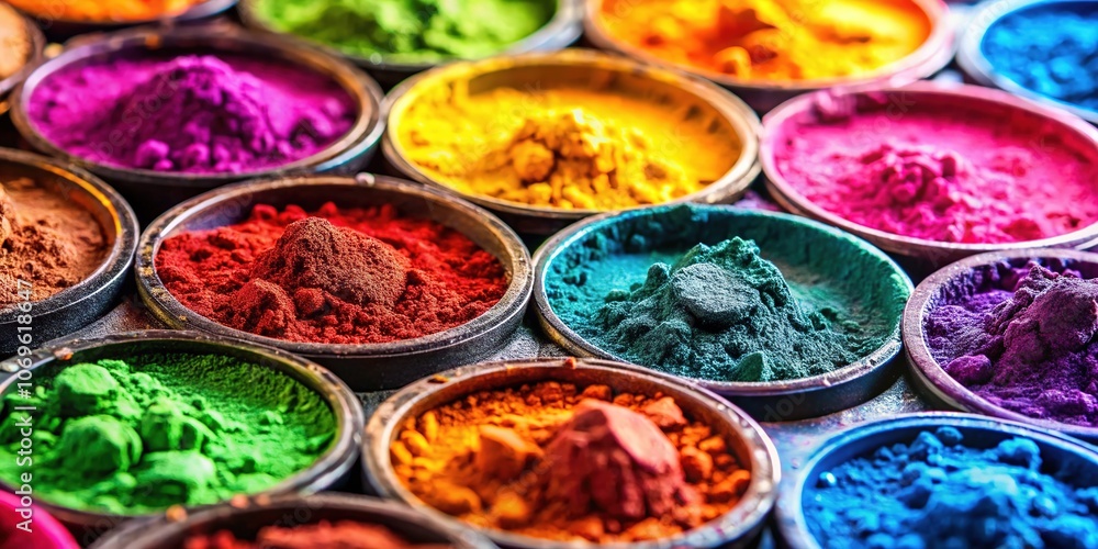 Colorful Eyeshadows Macro Close-up Photography Colorful Eyeshadows Macro Close-up Photography