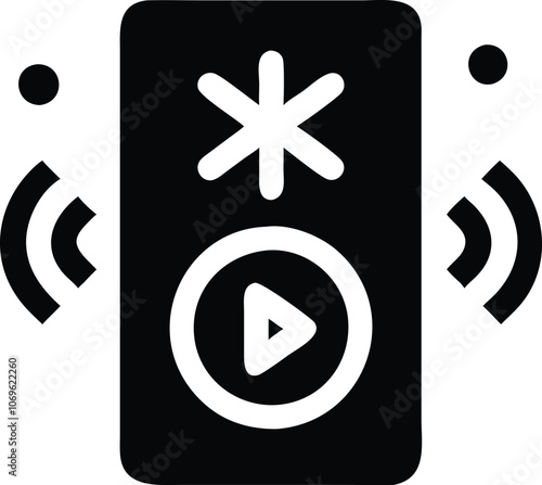 Bluetooth speaker vector icon