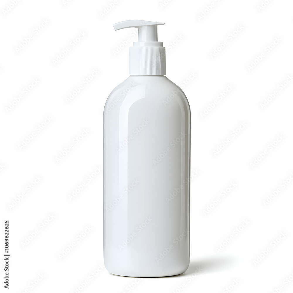 White Pump Bottle Mockup, packaging, design, product, cosmetic, lotion White Pump Bottle Mockup, packaging, design, product, cosmetic, lotion