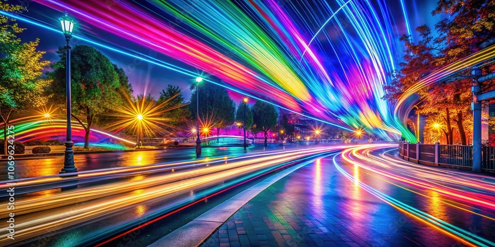 Fototapeta premium Long Exposure Studio Backgrounds for Design Platforms
