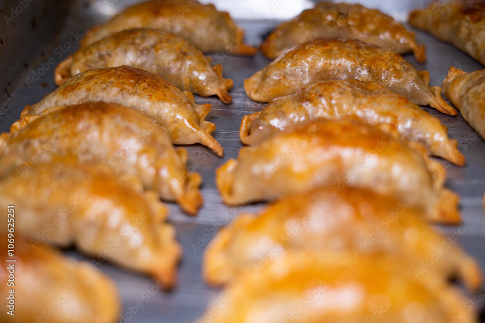 Argentine empanadas dumplings just baked Argentine empanadas dumplings just baked