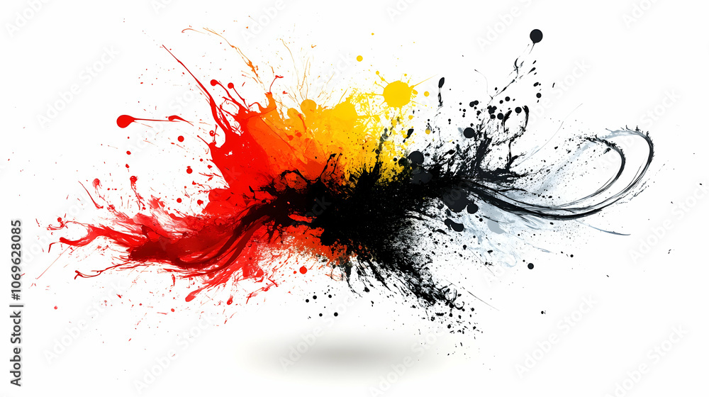 Abstract Colorful Paint Splatter, art, background, black, blue, creative Abstract Colorful Paint Splatter, art, background, black, blue, creative