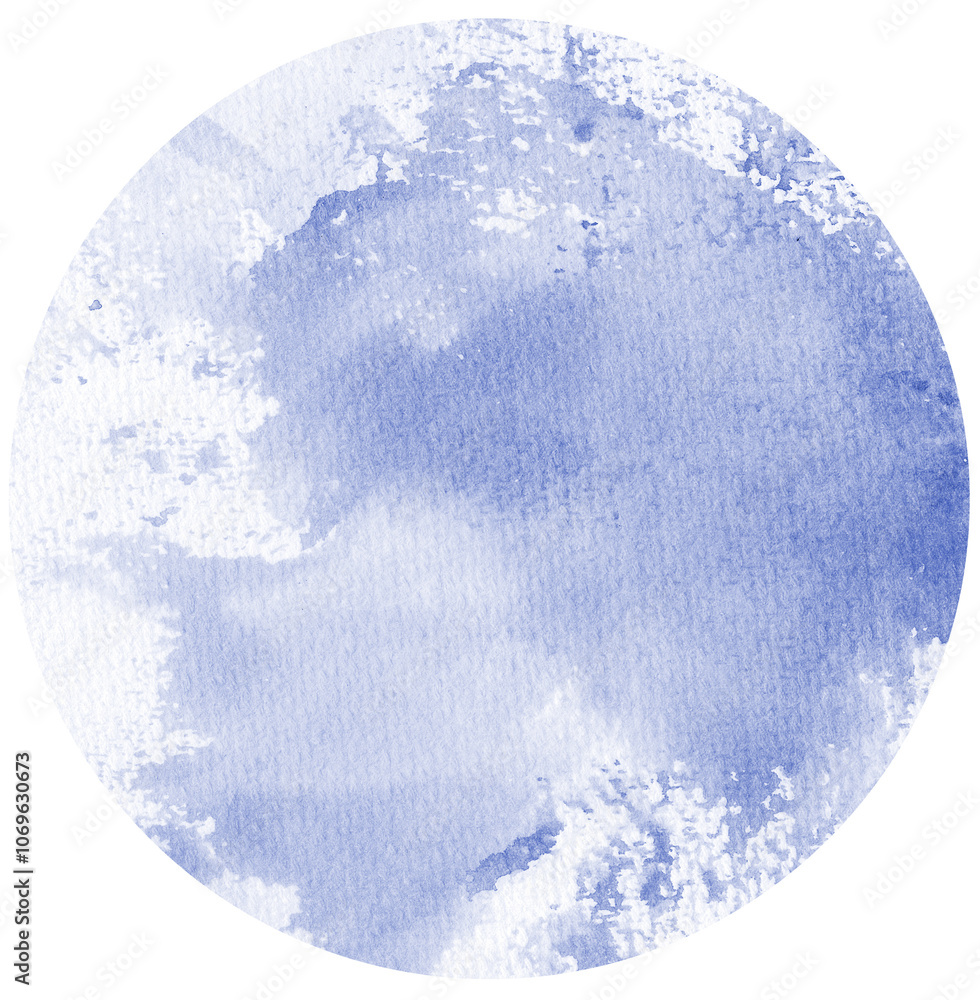 Blue Watercolor hand painted circles texture. Watercolour circle elements for design. Blue Watercolor hand painted circles texture. Watercolour circle elements for design.