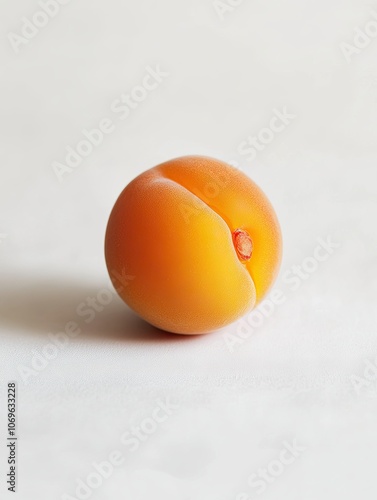 Wallpaper Mural apricot isolated on white background Torontodigital.ca