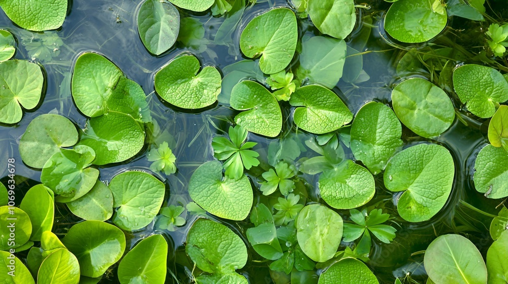 Aerial View of Fresh Green Leafy Vegetation Aerial View of Fresh Green Leafy Vegetation