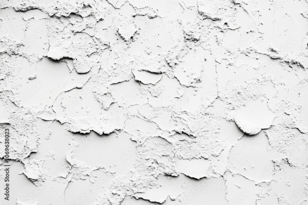 Fototapeta premium Distressed White Wall Textures: A Study of Worn Elegance and Abstract Patterns
