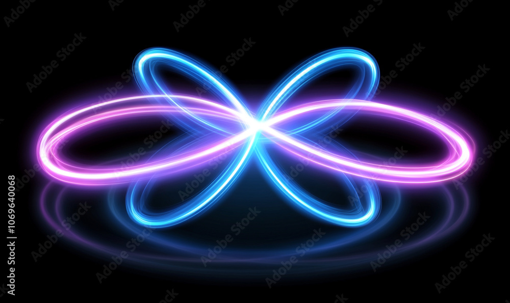 mesmerizing abstract design featuring symmetrical blue and purple glowing fractals, creating captivating visual effect. vibrant colors and smooth curves evoke sense of energy and motion mesmerizing abstract design featuring symmetrical blue and purple glowing fractals, creating captivating visual effect. vibrant colors and smooth curves evoke sense of energy and motion