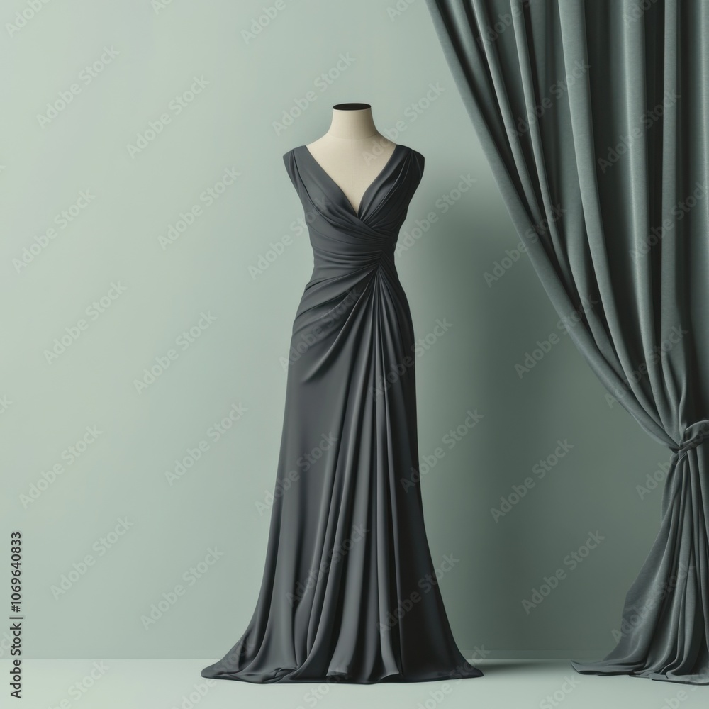 Wedding dress on a mannequin. Wedding dress on a mannequin.