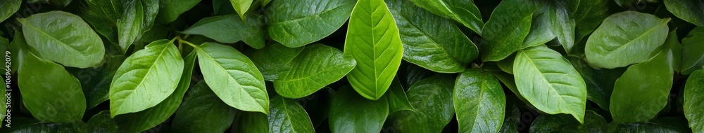 Vibrant Green Leaves Texture for Natural Backgrounds Vibrant Green Leaves Texture for Natural Backgrounds