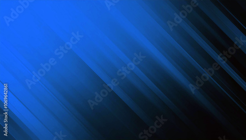 Abstract Blue and Black Diagonal Lines Background