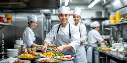 Teamwork in the Kitchen: Culinary Professionals in Action