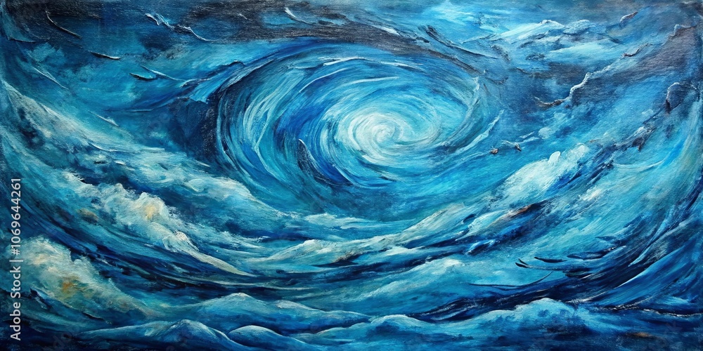 Whirlwind of Hues in a Canvas of Sky, A Symphony of Blue and White, Dancing in the Abstract Realm Whirlwind of Hues in a Canvas of Sky, A Symphony of Blue and White, Dancing in the Abstract Realm