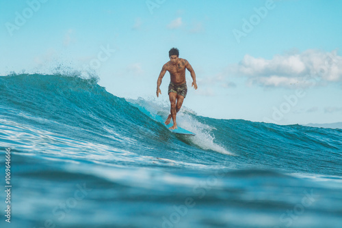 Obraz na płótnie Classic Surfing at Queens