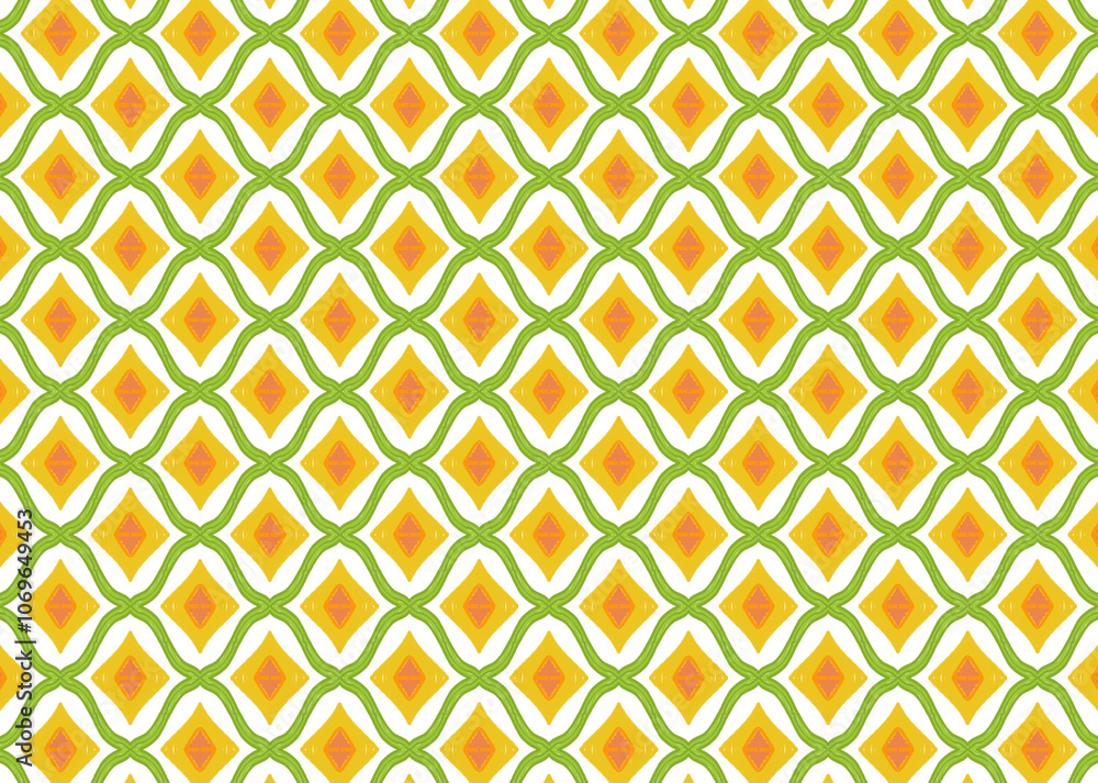 Fototapeta premium Seamless Fabric Pattern 