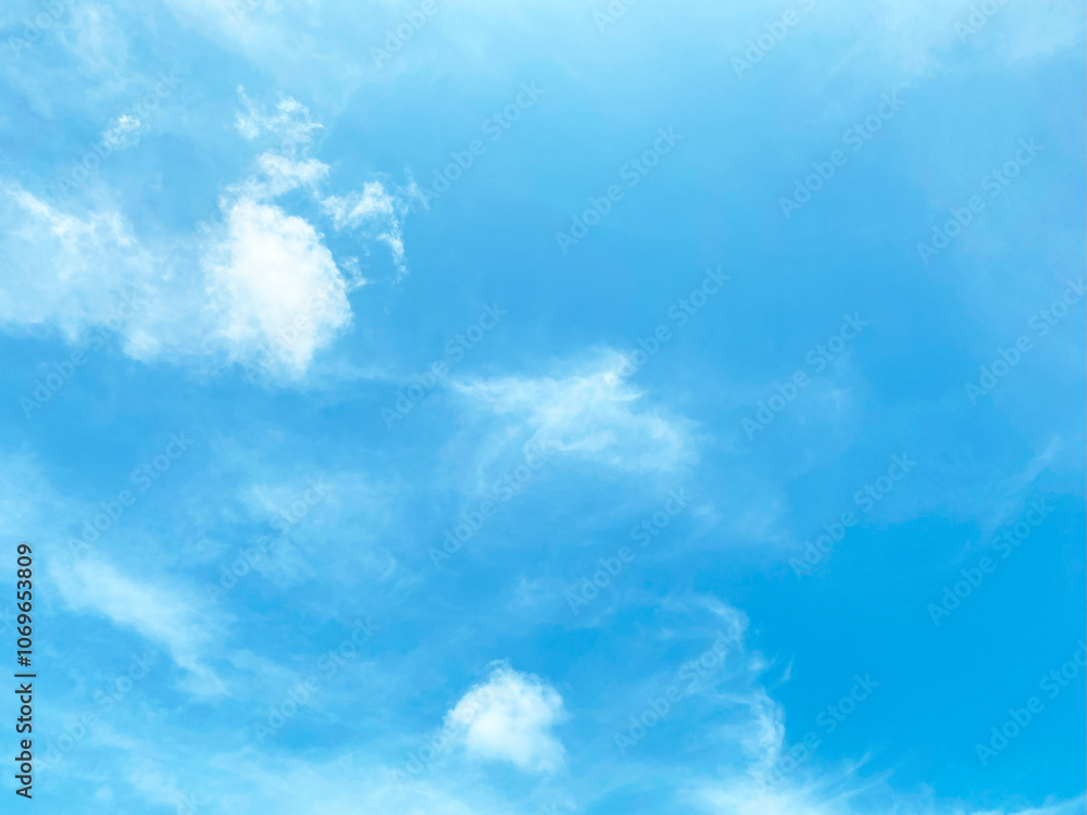 Beautiful clouds during spring time in a Sunny day. Blue sky and white fluffy clouds Beautiful clouds during spring time in a Sunny day. Blue sky and white fluffy clouds