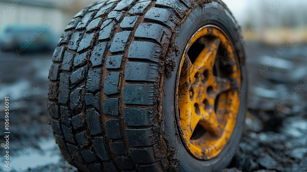 The tires of old caster wheels are torn and cracked, significantly diminishing their effectiveness. The tires of old caster wheels are torn and cracked, significantly diminishing their effectiveness.