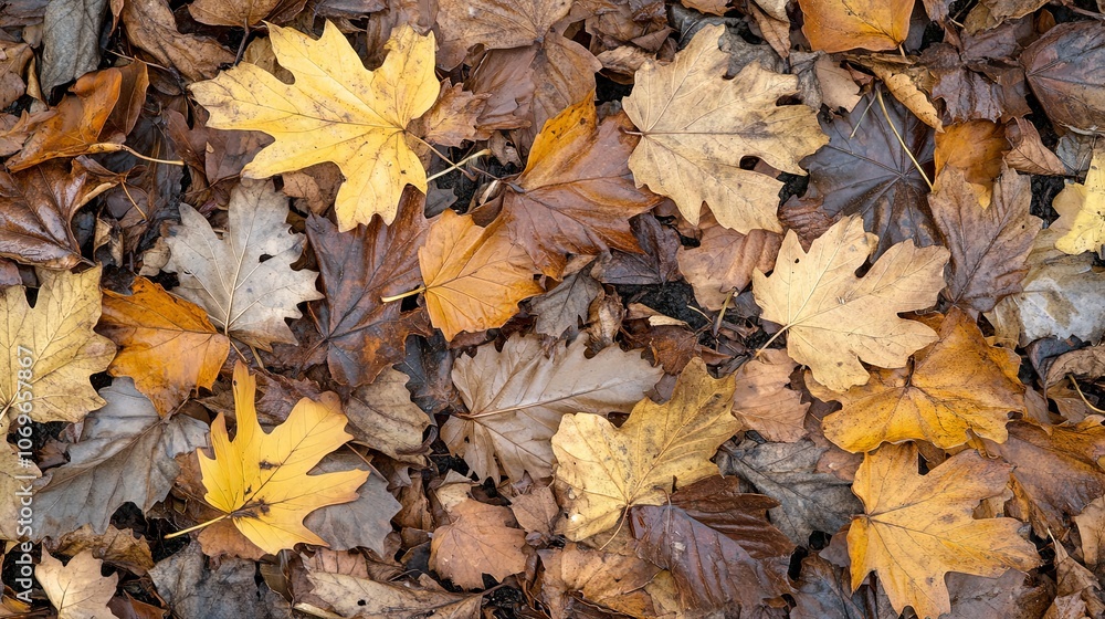 Autumn Leaves Pattern Texture Background Autumn Leaves Pattern Texture Background