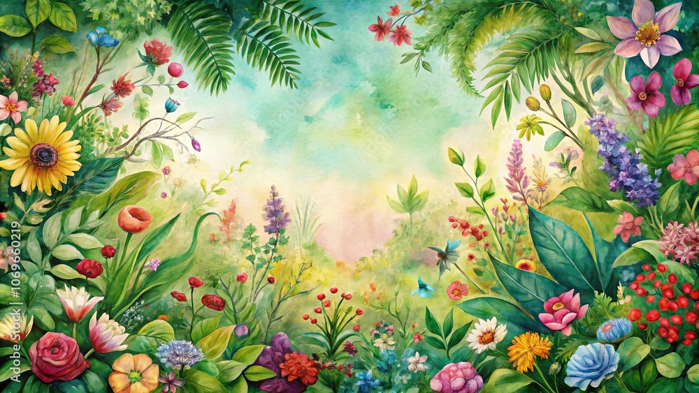 A symphony of colors paints a vibrant garden with a breathtaking palette of blooms, lush foliage, and delicate petals, all framed by a soft, sun-kissed sky. A symphony of colors paints a vibrant garden with a breathtaking palette of blooms, lush foliage, and delicate petals, all framed by a soft, sun-kissed sky.