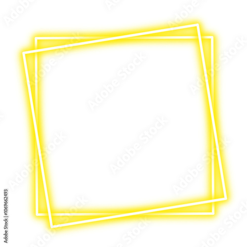 rectangle neon frame