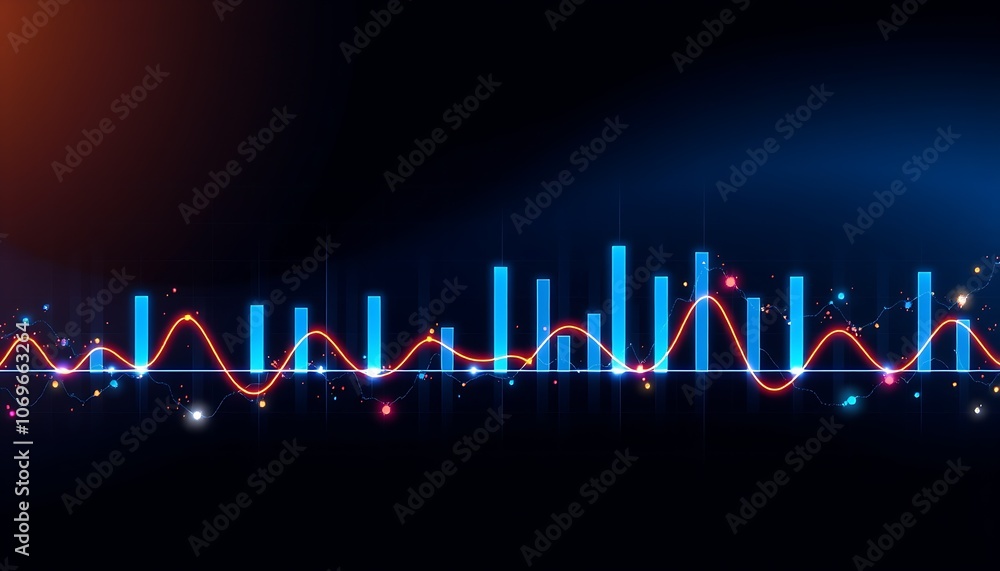 Obraz premium Using Graphs and Tools for Smart Investment Decisions