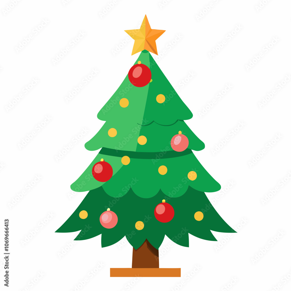Christmas Trees A With White Background Christmas Trees A With White Background