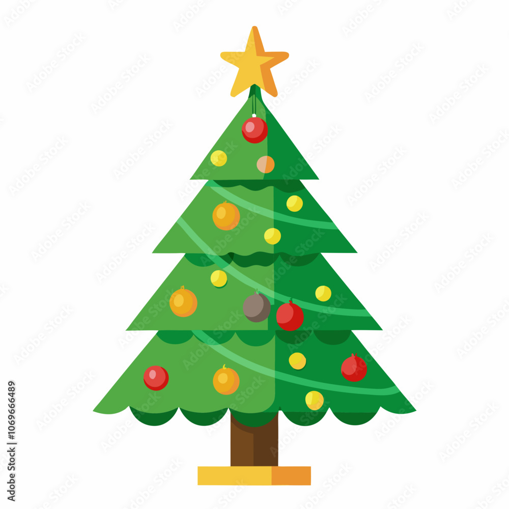 Christmas Trees A With White Background Christmas Trees A With White Background