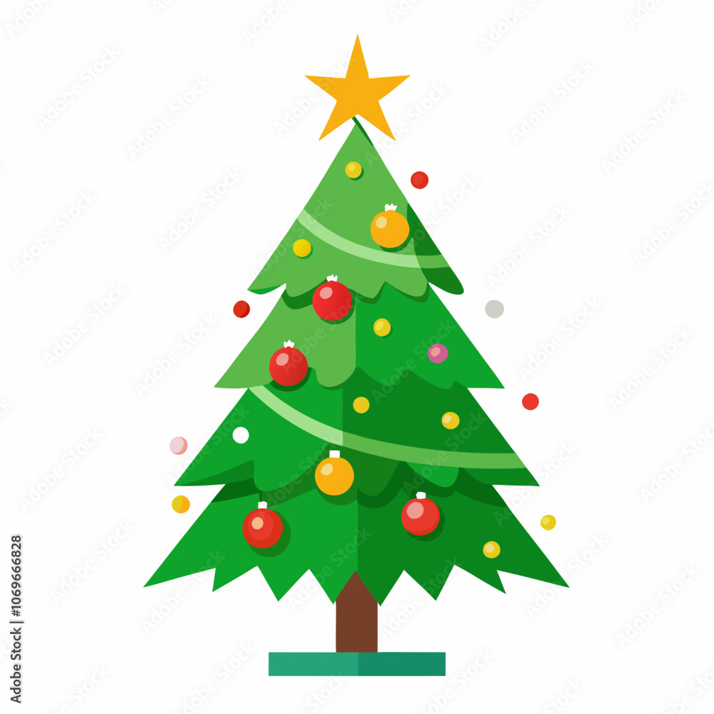 Christmas Trees A With White Background Christmas Trees A With White Background