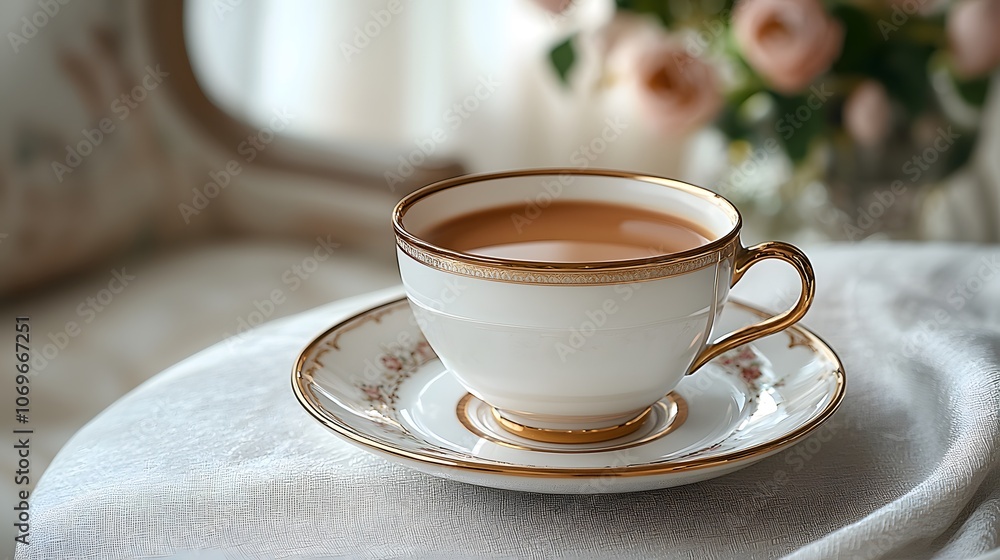 Savor elegance with freshly brewed coffee in a clear cup Savor elegance with freshly brewed coffee in a clear cup