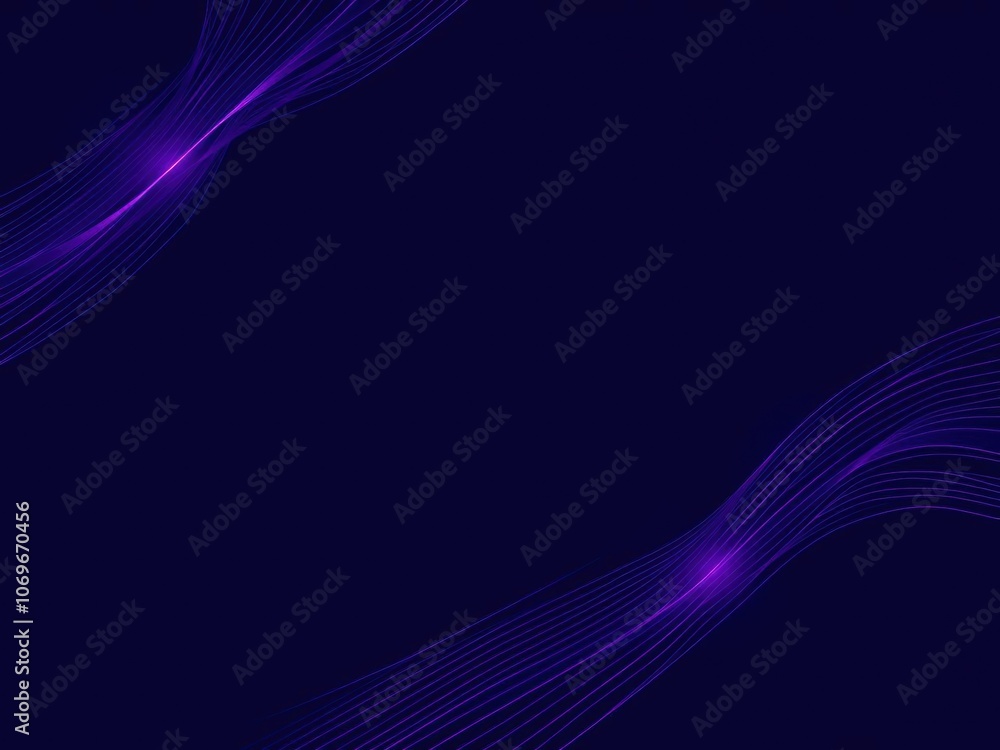 Abstract dark blue technology background with purple gradient lines, ideal for banner or brochure, banner, template Abstract dark blue technology background with purple gradient lines, ideal for banner or brochure, banner, template