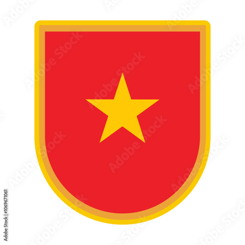 Shield Emblem Flag Vietnam Free Download Shield Emblem Flag Vietnam - GFXLoad