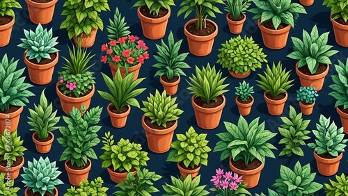 flowers in a pot