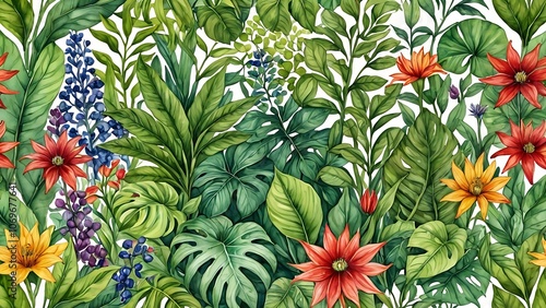 colorful flowers in the garden