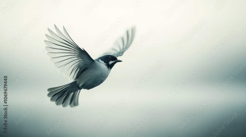 Naklejka premium Bird in Flight