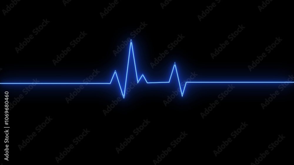 Illustration ECG Heartbeat Display. Illustration ECG Heartbeat Display.
