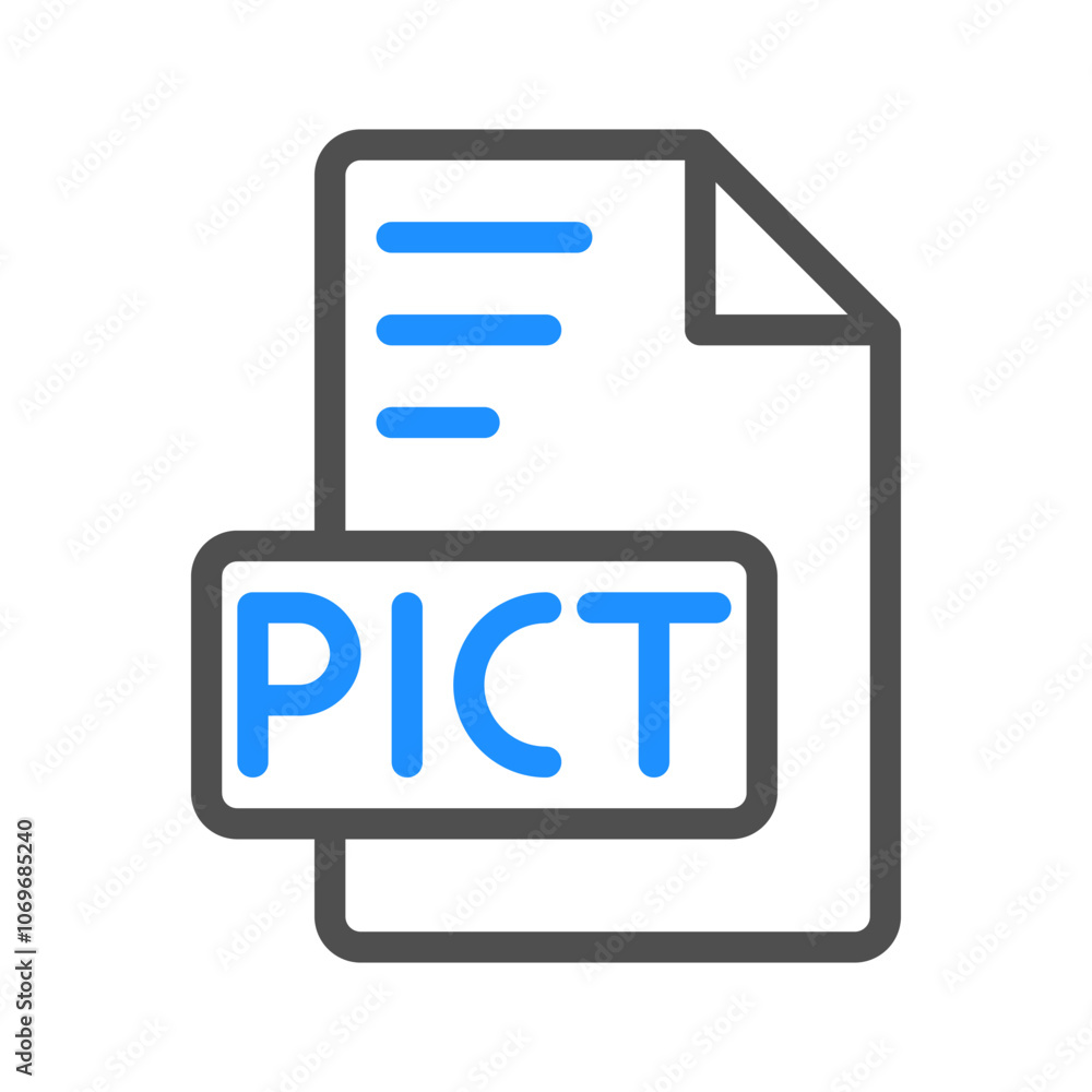 Pict outline document icon with solid color, can be used for websites, UI and mobile apps. Pict outline document icon with solid color, can be used for websites, UI and mobile apps.