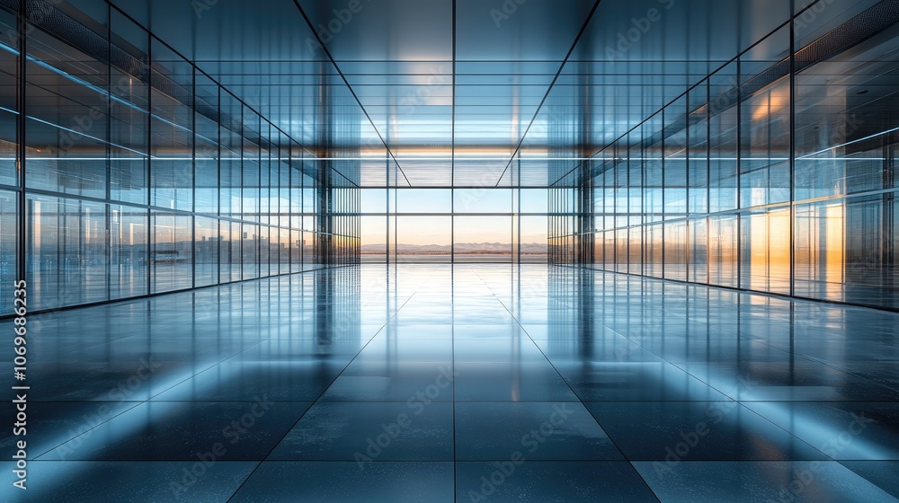 Modern glass building interior. Perfect for business and architecture themes. Modern glass building interior. Perfect for business and architecture themes.