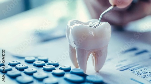 The juxtaposition of dentistry and finance captured in one image.