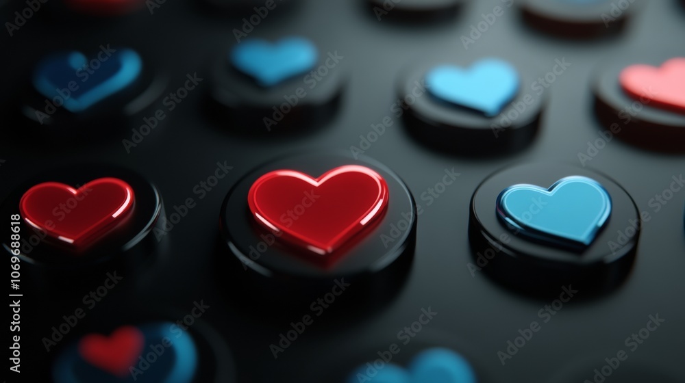 black balloon with colorful heart valentine concept black balloon with colorful heart valentine concept