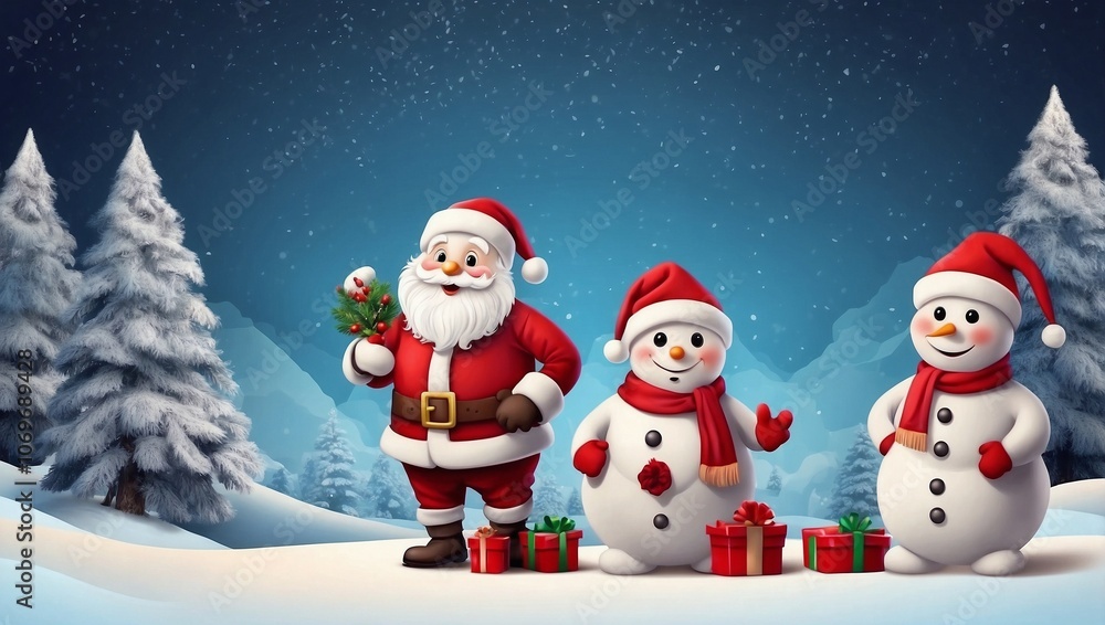 snowman and christmas tree snowman and christmas tree