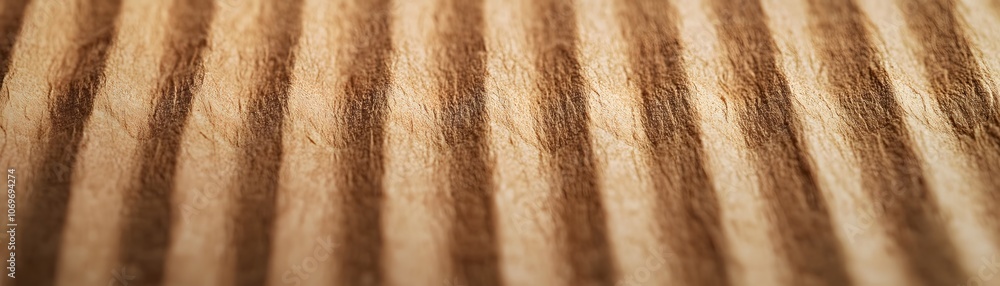 Close-up of a Brown and Beige Striped Wooden Surface Close-up of a Brown and Beige Striped Wooden Surface
