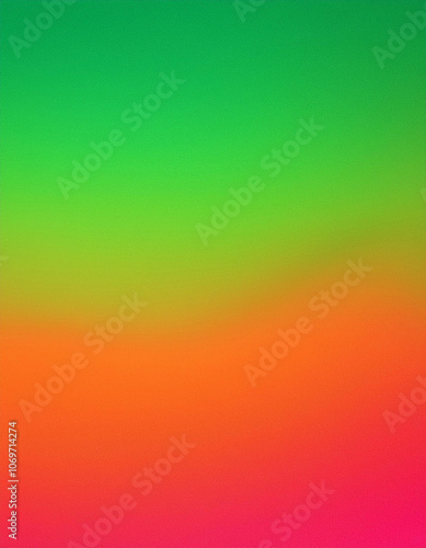 Abstract Green Orange and Red Gradient Background