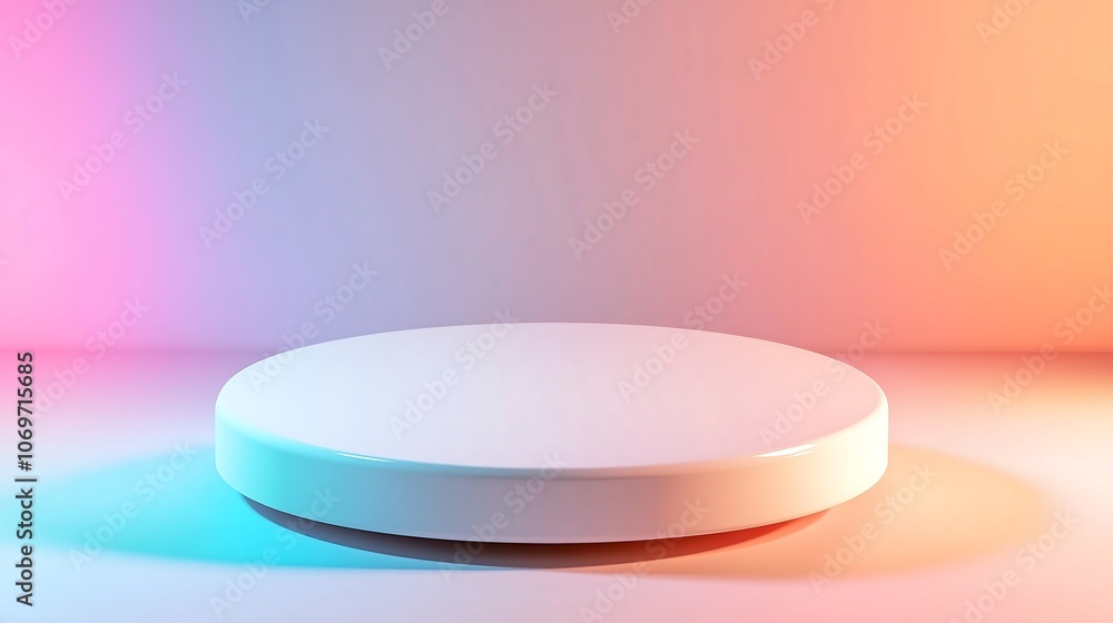 colorful background with small podium, red, blue, 조명, 블루, 레드, 단상, 포디움 01 colorful background with small podium, red, blue, 조명, 블루, 레드, 단상, 포디움 01