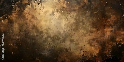 Dark brown grunge background texture with subtle gradient. Vintage dark tones.