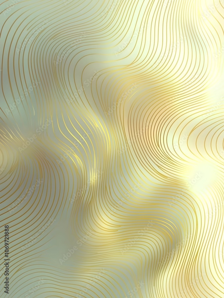 A mesmerizing abstract pattern featuring soft, flowing waves in golden tones against a pale background, evoking a sense of calm and elegance. A mesmerizing abstract pattern featuring soft, flowing waves in golden tones against a pale background, evoking a sense of calm and elegance.