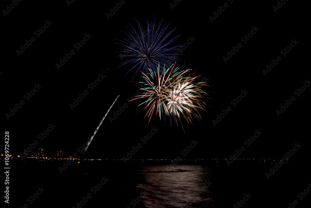 Coney Island Beach Fireworks