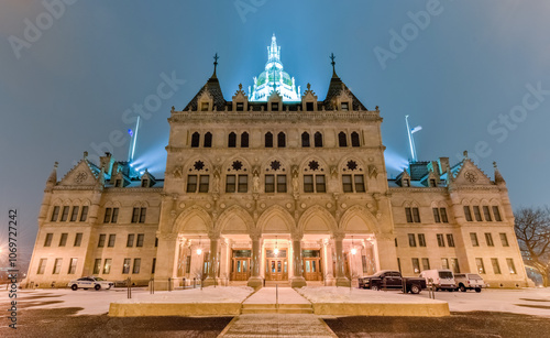 Obraz na płótnie Connecticut State Capitol Building w salonie