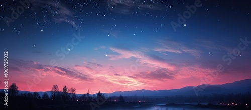 Night Sky Landscape