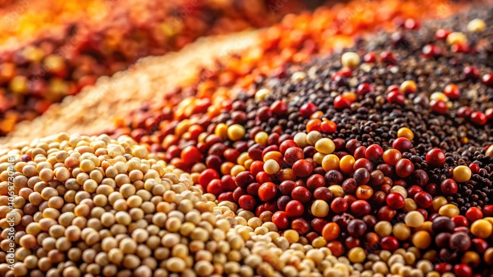 Close-Up of Quinoa Grains Isolated on a Clear Background Ideal for Dietary and Culinary Use, Highlighting Nutritional Benefits and Versatility in Cooking and Recipes Close-Up of Quinoa Grains Isolated on a Clear Background Ideal for Dietary and Culinary Use, Highlighting Nutritional Benefits and Versatility in Cooking and Recipes