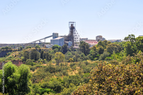 Obraz na płótnie Cullinan Diamond Mine - South Africa w salonie